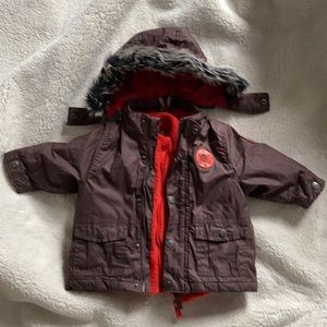 Baby winter jacket 2 matching pieces as shown
